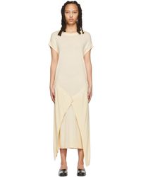 Lemaire - Double Layer Skirt Mid-Length Dress - Lyst