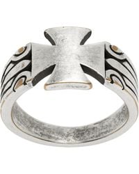 Vetements - Biker Cross Pattern Ring - Lyst