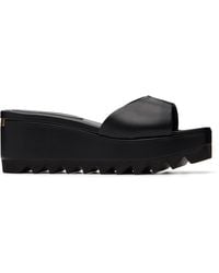 Stella McCartney - Sneak-Elyse Wedge Slide Sandals - Lyst