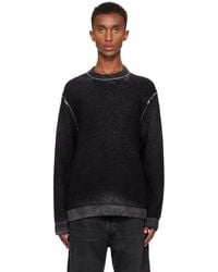 Acne Studios - Brushed Wool Crewneck Sweater - Lyst