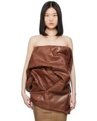 Rick Owens - Lido Hun Leather Camisole - Lyst