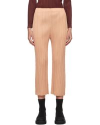 Pleats Please Issey Miyake - Monthly Colors October Trousers - Lyst