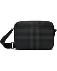 Burberry - Sac Muswell Noir Et Gris - Lyst