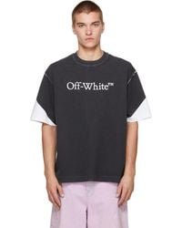 Off-White c/o Virgil Abloh - Negative Big Bookish Skate S/S T-Shirt - Lyst