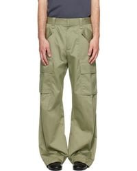 Helmut Lang - Khaki Chino Cargo Pants - Lyst