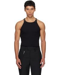Courreges - Buckle 90's Rib Tank Top - Lyst