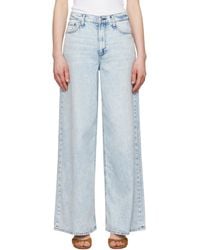 Rag & Bone - Featherweight Sofie Wide-Leg Jeans - Lyst