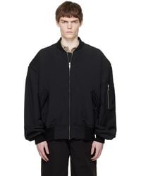 Entire studios - Broad Wool Bomber Jacket - Lyst