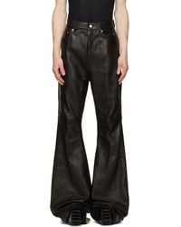 Rick Owens - Tower Bolan Bootcut Leather Pants - Lyst