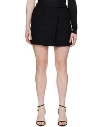 Tom Ford - Black Wrap Miniskirt - Lyst