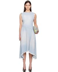 Acne Studios - ブルー ノースリーブ デニム ミディアムワンピース - Lyst