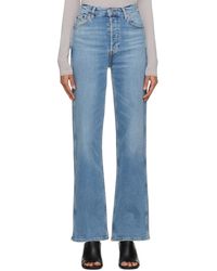 RE/DONE - Blue 90's High-rise Loose Jeans - Lyst