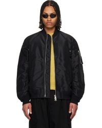 Sacai - Nylon Twill Blouson Bomber Jacket - Lyst