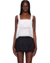 Bode - ホワイト Belvoir トップス - Lyst