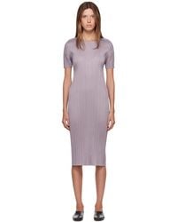 Pleats Please Issey Miyake - Monthly Colors August Midi Dress - Lyst
