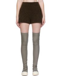 Rick Owens - Concordians Alpaca Knit Shorts - Lyst