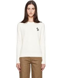 A.P.C. - Off- Sonia Sweater - Lyst