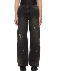 lesugiatelier - Damaged Jeans - Lyst