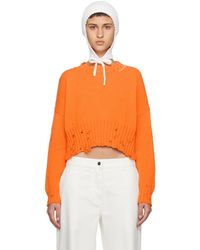 Marni - Orange Disheveled Sweater - Lyst