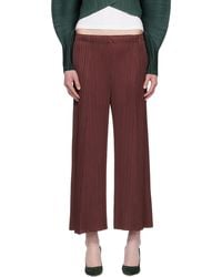 Pleats Please Issey Miyake - Monthly Colors November Trousers - Lyst