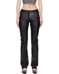 AARON ESH - Leather Trousers - Lyst
