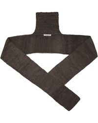 Our Legacy - Taupe Mock Scarf - Lyst