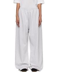 Acne Studios - Fleece Logo Sweatpants - Lyst