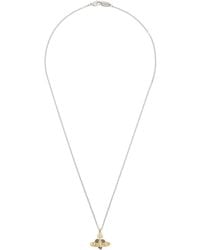 Vivienne Westwood - Diamante Heart Pendant Necklace - Lyst
