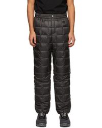 Taion Black Down Heated Extra Cargo Trousers