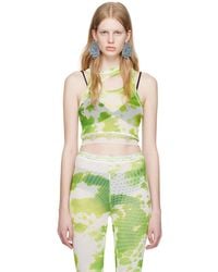 OTTOLINGER - Ssense Exclusive Green Tank Top - Lyst
