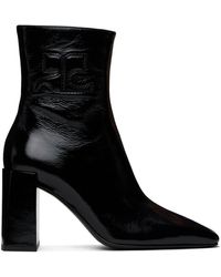 Courreges - Black Heritage Naplack Leather Boots - Lyst