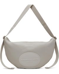Alexander Wang - Grand Sac À Bandoulière Bo Gris - Lyst