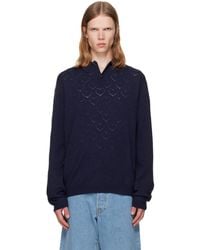 vowels - Eyelet Polo - Lyst