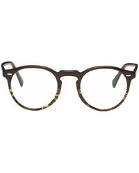 Oliver Peoples - Brown Gregory Peck Glasses - Lyst