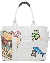 Marc Jacobs - 'The Camp Patchwork Denim Large' Tote - Lyst