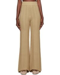 REMAIN Birger Christensen - Brown Straight Pants - Lyst