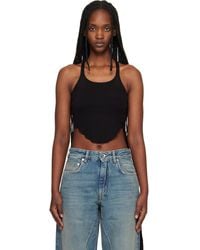 Rick Owens - Temple Basic Cropped Tank Top - Lyst