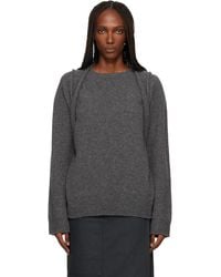 Issey Miyake - Backpack Knit Sweater - Lyst