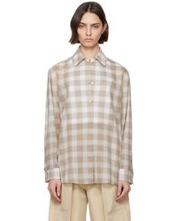 Kallmeyer - ベージュ Chloé Bib ボタンアップシャツ - Lyst