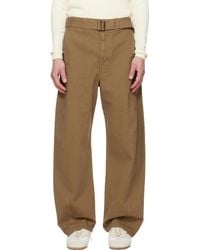 Lemaire - Twisted Belted Jeans - Lyst