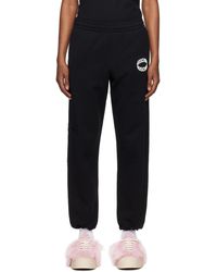 Moschino - Pantalon de survêtement noir à logo - Lyst