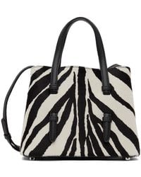 Alaïa - Black & White Mina 20 Shoulder Bag - Lyst