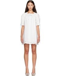 Sandy Liang - Daikon Minidress - Lyst