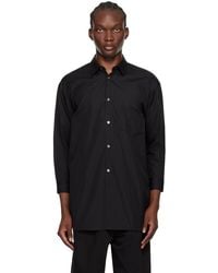COMME DES GARÇON BLACK - Comme Des Garçons Spread Collar Shirt - Lyst
