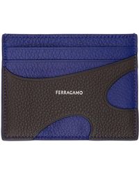 Ferragamo - ブルー& Cut Out カードケース - Lyst