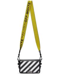 Off-White c/o Virgil Abloh Black Diag Mini Flap Bag