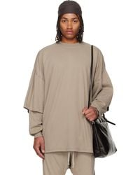 Rick Owens - Taupe Concordians Tommy Hustler Sweatshirt - Lyst