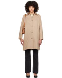 A.P.C. - Trench à boutons - Lyst
