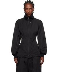Yohji Yamamoto - Twill Darts Bomber Jacket - Lyst