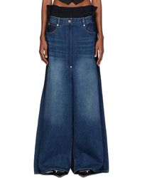 Pushbutton - Side Folded Jeans - Lyst